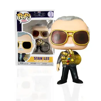 Funko POP Stan Lee Thanos Bezgalīgs Cimdi Avengers Lelles Attēls Rotaļlietu Kolekciju Lelles, Bērnu Dzimšanas dienas Dāvanas
