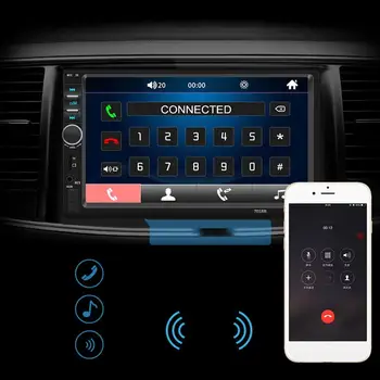 Hd 7 Collu Auto Mp4 Atmiņas Kartes Mašīnas Auto Mp5 Player Bt Atpakaļgaitā Automašīnu Atskaņotājs Android Apple Pievienojiet Auto Spēlētājs