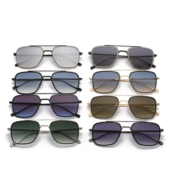 Ir 2021. Nelielu Kvadrātveida Saulesbrilles Sievietēm, Vīriešiem Dizaineru Zīmolu Brilles Vintage Luksusa Modes Briļļu Toņos UV400 Vīrietis Sieviete