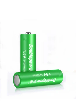 Jaunais 1,5 v 3400mWh AA uzlādējamas litija akumulators saprātīga ātri maksas, izmantojot īpašo AA AAA akumulatoru lādētājs