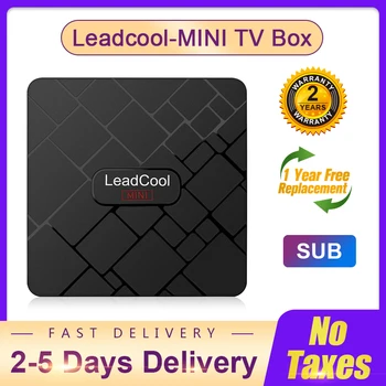 Leadcool Mini Android 8.1 TV Kastē RK3228A Četrkodolu Smart TV Kastē 4K Full HD SUB Set top Box