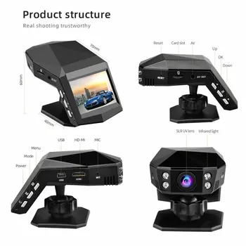 Mini DVR 1080P Auto Dash Kamera Ar Smaržu Video Registrator Auto DVRS Paneļa Kamera Nakts Redzamības videokameru,