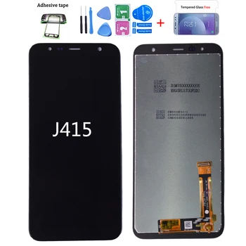 Oriģināls Samsung Galaxy J4+ J415 SM-J415F J415FN LCD displejs, Touch Screen Montāža Samsung J4 plus J415 lcd ekrāns