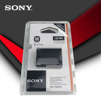 Oriģinālu Sony NP-FW50 NP FW50 NPFW50 Akumulatora NEX-7 NEX-5R NEX-F3 NEX-3D Alfa a5000 a6000 Alfa 7 a7II