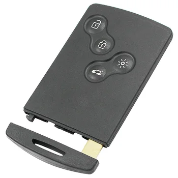 Smart Tālvadības Atslēgu Fob 4 (433Mhz PCF7961 Mikroshēmu Renault Megane 2009. -.gadam