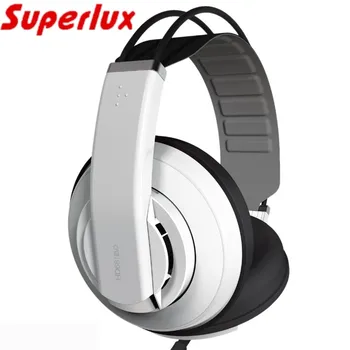 Superlux HD681 EVO modernizētas versija dinamisku daļēji atvērtu audio austiņu monitoringa noņemams audio kabelis, augstas precizitātes stereo austiņas