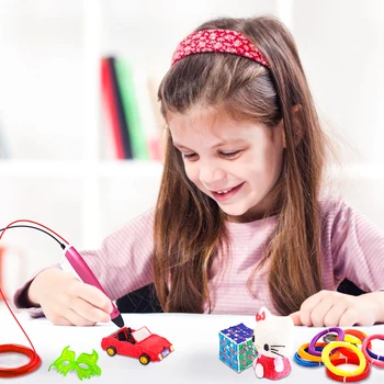 TAA Pavedienu Plastmasas 3D Pildspalva Drukāšanas Pavedienu 10M 1,75 mm 3D Drukas Piederumi Izglītības Dāvanas Bērnu Rotaļlietas Populārākajām Bezmaksas