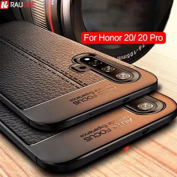 Tālrunis Gadījumā, Huawei Honor 20 Lieta Luksusa Bampers Pilna Aizsardzības Vāks Godu 20 Pro Gadījumā, Silikona Coque Mīksto TPU Būtiska