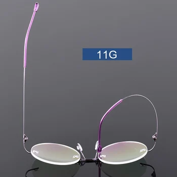 Viegls, bez apmales Brilles Rāmis Atmiņas Titāna Sakausējuma Brilles Sieviešu, Vīriešu kārtas Tuvredzība, Optisko Briļļu Rāmji Zīmola s10