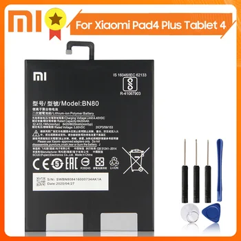 Xiao Mi Xiaomi Mi BN80 Tālruņa Akumulatora Xiao mi Pad4 Plus Tabletes 4 Pad4 Plus BN80 8620mAh Oriģinālo Rezerves Akumulators + Rīks