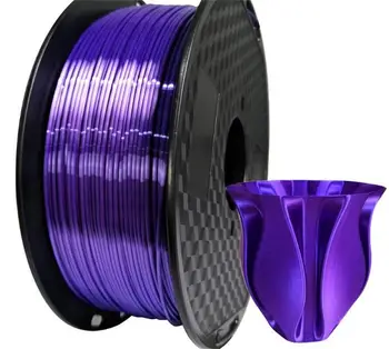 Zīda piemēram, 3D printeri pavedienu TAA Piemēram, Zīda 1,75 mm 0,1 KG/1KG zīda-piemēram, tekstūras materiāla stiepli, materiāli, palīgmateriāli, violeta