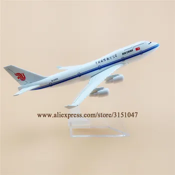 16cm Air China Boeing 747 B747-400 Airlines Lidmašīna Modelis Sakausējuma Metāla Lējumiem Modelis Lidmašīna Lidmašīnu Airways Dāvanu