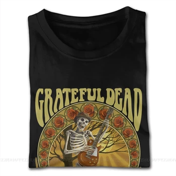 1980 Grateful Dead Rock & Roll Band T Kreklu apdruka Tee Krekli Draugs 3XL Melni Krekli