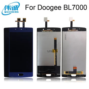 5.5 collu Par Doogee BL7000 LCD+Touch Screen Testēti Ekrāna Digitizer Montāža Nomaiņa bl 7000 sensoru touch lcd