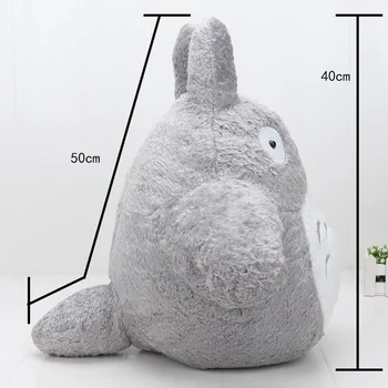 50cm Mans Kaimiņš Totoro Plīša Pelucia Lelle Bērnu Rotaļlietu Ghibli totoro plīša rotaļlietas