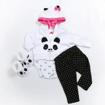 Atdzimis Bērnu Leļļu Apģērbu Modes Stila fit 45-48/55-60cm Silikona Atdzimis bērnu zēns meitene lelle DIY piederumi bebes atdzimis boneca