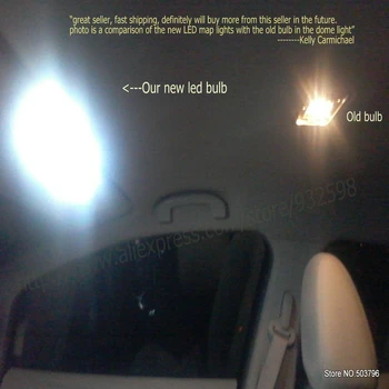 Auto Led Interjera Apgaismojums Par BEETLE Convertible 5C7 5C8 Auto automotive Auto Led interjera dome gaismas spuldzes automašīnām, 6pc