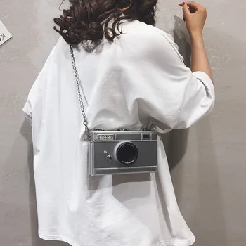 Dizainers Kameras Formas Somas Sievietēm 2019 Luksusa Somas Sieviešu Somas Lodziņā Formu Ceļojumu Somā Ķēdes Plecu Messenger Somas
