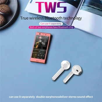 ENTUZIASTS T2 TWS Bezvadu Skaļrunis Bluetooth 5.0 Austiņas Sporta Earbuds Austiņas Ar Mic, Lai Smart Tālruni