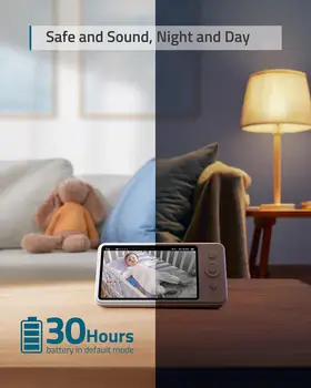 Eufy Drošības Video un Audio Bērnu Monitoru, 720p Izšķirtspēju, Liels 5