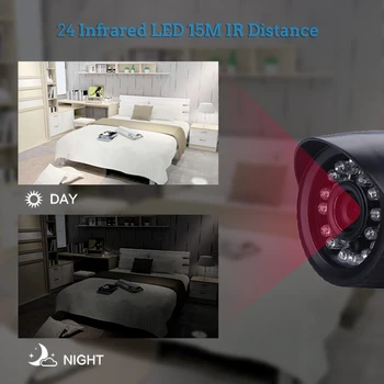 Hamrolte AHD Kamera, 1080P/720P Augstas Izšķirtspējas 2.8 MM Platleņķa Objektīvs Nightvision Ūdensizturīgs Bullet Āra Kameras CCTV Kameras