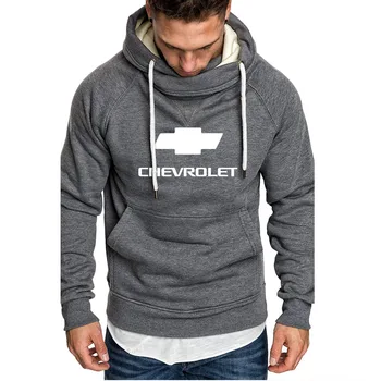 Hoodies Vīriešiem Chevrolet Automašīnas Logo Drukāt sporta Krekls Pavasara Rudens Modes Vīrieši pelēkā vārna hip hop harajuku Gadījuma Hoody Vilnas tracksuit