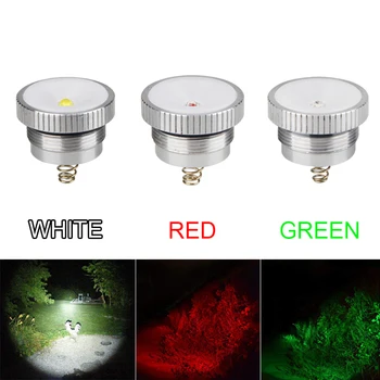 Jaudīgs 1200 Lumens 400 Metri Lāpu Gaismas Taktiskās Zoomable Zaļš-Sarkans Balts LED Medību kabatas Lukturītis, Ar Tālvadības Spiediena Slēdzis