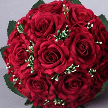 Jaunu Ierodas Līgava saimniecības ziedi,Līgavas 's Pušķi,kāzu sarkanu līgavas pušķi