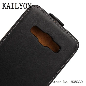 KAILYON Samsung Galaxy A3 Flip Case Luksusa Īstas Ādas Samsung Galaxy A3 A300F A3000 SM-A300F Pārsegu Mobilo Telefonu