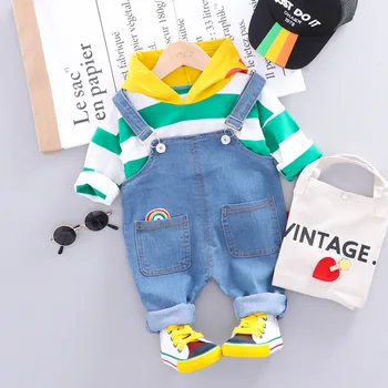 Mihkalev Todder Bērnu Apģērbu Komplekts Hoodies Topi Un Bikses (dungriņi) 2Pieces Bērniem Tracksuit Zēnu Sporta Tērps Kostīms