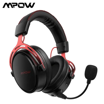 Mpow Gaisa Pro Wireless Gaming Headset 7.1 Surround Skaņu Bluetooth Spēļu Austiņas ar Trokšņu Slāpēšanas Mikrofons Xbox Viens PS4 PC
