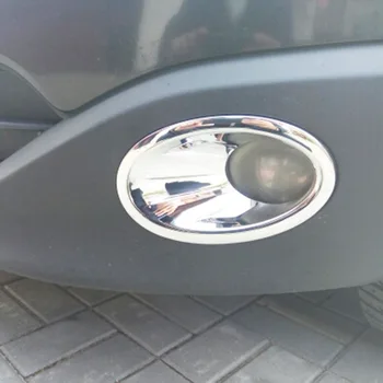 Priekš Nissan Qashqai Dualis +2 Hromēti Priekšējie Miglas Gaismas Luktura Vāka Aizsargs Molding Rāmis Rotāt Apdares Stilu 2010 2011 2012 2013