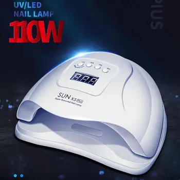 SAULE X5, kā arī UV LED Nagu Lampu 6W/110W Nagu Fēns, LCD Displejs, Ledus Lampas Manikīra Gēla Nagu Žāvēšanas Lampas Lampas Želeja Dropshipping
