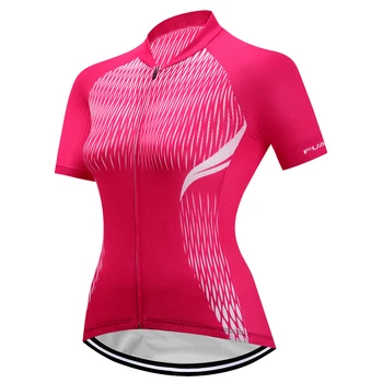 Sieviešu velosipēdu valkāt 2020. gada Vasaras Īsām Piedurknēm Riteņbraukšana Apģērbu Slim Elpojošs Kalnu Velosipēds MTB Velosipēdu Valkāt Riteņbraukšana Jersey
