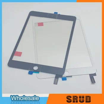 Sākotnējā Touch Screen Digitizer Sensors Stikla iPad Mini 1 2 3 4 5 A1454 A1489 A1599 A1538 A2124 A2125 LCD Priekšas Stikla Panelis