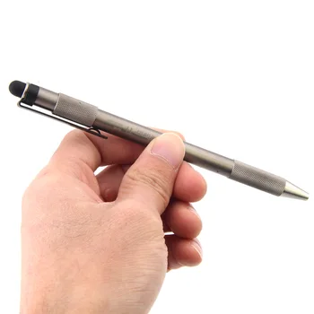 TITANER Taktiskās Pildspalvas EDC Titāna Stikla Breaker Self Defense Taktiskās Izdzīvošanas Pildspalvu Multi-function Kempings Līdzeklis, kas paredzēts Rakstīšanai