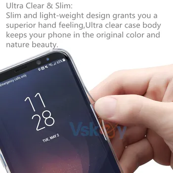 VSKEY 10PCS TPU Phone Gadījumā Oneplus 3T liels Gaišs Ultra Plānas Pārredzamu oneplus 3 Skaidru Silikona Vāciņu Atpakaļ