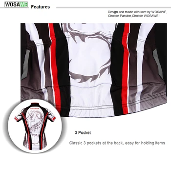 WOSAWE Pro Velosipēdu Džersija Komplekts ar Īsām Piedurknēm Velo Apģērbi Sporta Elpojošs Mtb Velosipēds Drēbes Maillot Ropa Ciclismo