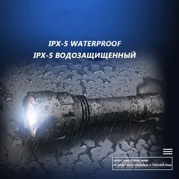 XHP50.2 LED Taktiskais Lukturītis spēcīgs Xlamp Ūdensizturīgs T6/L2 Lāpu Scout lanterna Medību gaismas 5 Režīmi ar 1*18650 akumulatoru