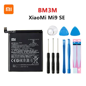 Xiao mi Oriģinālā BM3M 3070mAh akumulatoru Xiaomi 9 Se Mi9 SE Mi 9SE BM3M Augstas Kvalitātes Tālruņu Rezerves Baterijas +Instrumenti