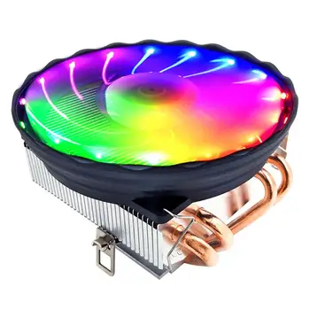 4 Heatpipes 120mm CPU Cooler LED RGB Ventilators Intel LGA 1155/1151/1150/1366 AMD Procesoru cpu ventilators