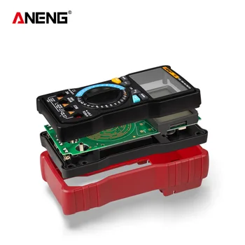 ANENG V8 Ciparu Multimetrs Profesional Patiesa RMS 8000 Skaits Tranzistors Analogo Testeri Tranzistors Displejs Elektrisko DC/AC Mērītājs