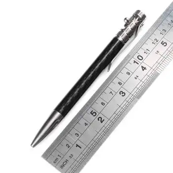 Augstas Kvalitātes Core Rīcības Skrūve no Titāna Sakausējuma Aizsardzības Pildspalvu Oglekļa Šķiedras Pildspalva Taktika Pildspalvu Izsisto Logu Rīku Piepildīt EDC Pildspalvu
