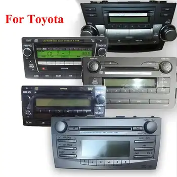 Automašīnas bluetooth AUX Adapteri Brīvroku Mikrofons Bezvadu Mūzikas Saskarne Disku Kastē, kas Toyota Reiz/Camry/Corolla/RAV4 Prado