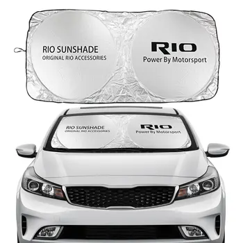 Automašīnas Vējstikla Saules Ēnā Vāks Kia RIO DC Sedans, Vagons JB Facelift K2 Auto Piederumi Bloķē UV Stariem saulessarga Aizsargs