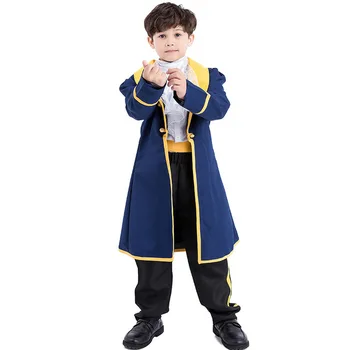 COSZTKHP Princis zvērs kostīmu skaistums un zvērs, kostīmu cosplay fantasy halloween kostīmi vīriešu un zēnu pieaugušiem Bērniem tērpos