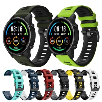 EasyFit Sporta Silikona Wriststrap Watchband Par Xiaomi Mi Skatīties krāsu, sporta izdevums Siksna Band Aproce Nomainīt Piederumus