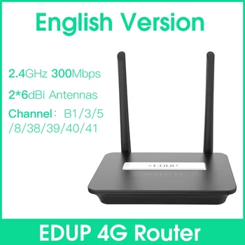 EDUP 2.4 G 300Mbps WiFi Maršrutētāju, Wi-Fi Repeater 2*6dBi Bezvadu Wifi High Gain Antena Mājas Tīkla Piederumi