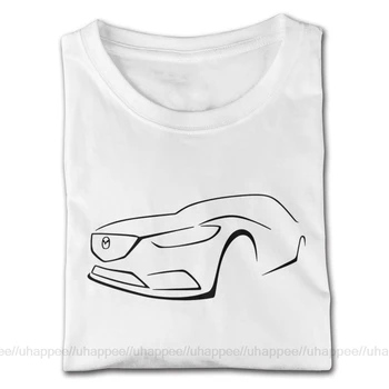 Garš Lielums Mazda t-veida Krekls Homme Hip Hop Modes Īsām Piedurknēm Augstas Kvalitātes T kreklu Puisis 1980-to gadu Apģērbi