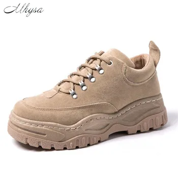Mhysa 2020New pavasarī un rudenī retro tendences zemi apavi studentiem savvaļas korejiešu versiju ērti valkāt neslīdoša vīriešu kurpes M015